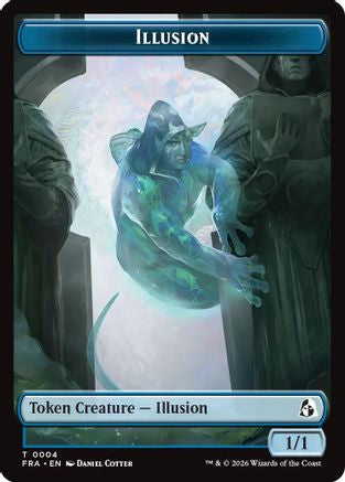 Illusion // Jace Double-Sided Token (FRA-4 // 5) [Reality Fracture] MTG Single Wizards of the Coast