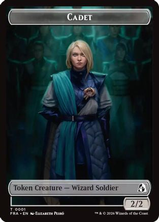 Cadet // Beast Double-Sided Token (FRA-1 // 8) [Reality Fracture] MTG Single Wizards of the Coast