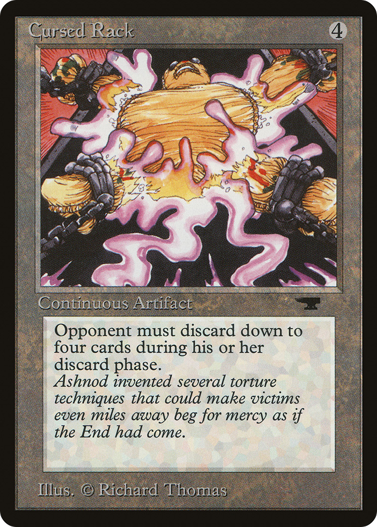 Cursed Rack (ATQ-) [Oldschool] Antiquities MTG Single Wizards of the Coast