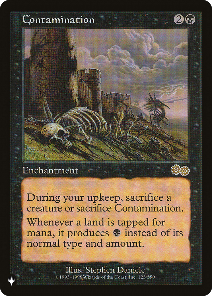 Contamination (LIST-123/350) [Mystery Booster] The List MTG Single Wizards of the Coast
