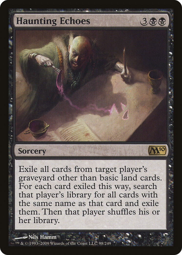Haunting Echoes (M10-098) [Magic 2010] MTG Single Wizards of the Coast