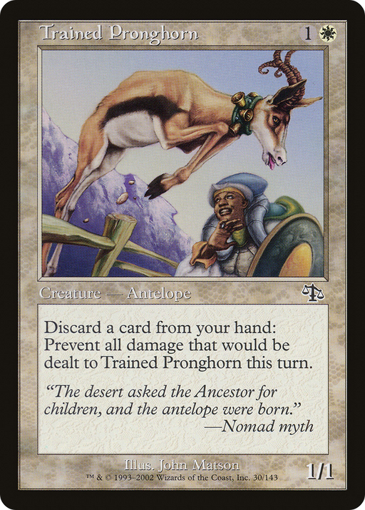 Trained Pronghorn (JUD-030) [Judgment] MTG Single Wizards of the Coast