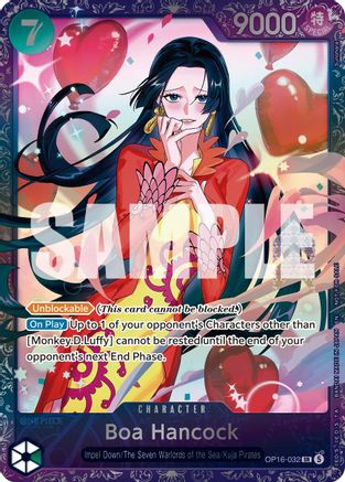 Boa Hancock (Treasure Cup August 2026) (OP16-032) [One Piece Promotion Cards] Foil One Piece Single Bandai