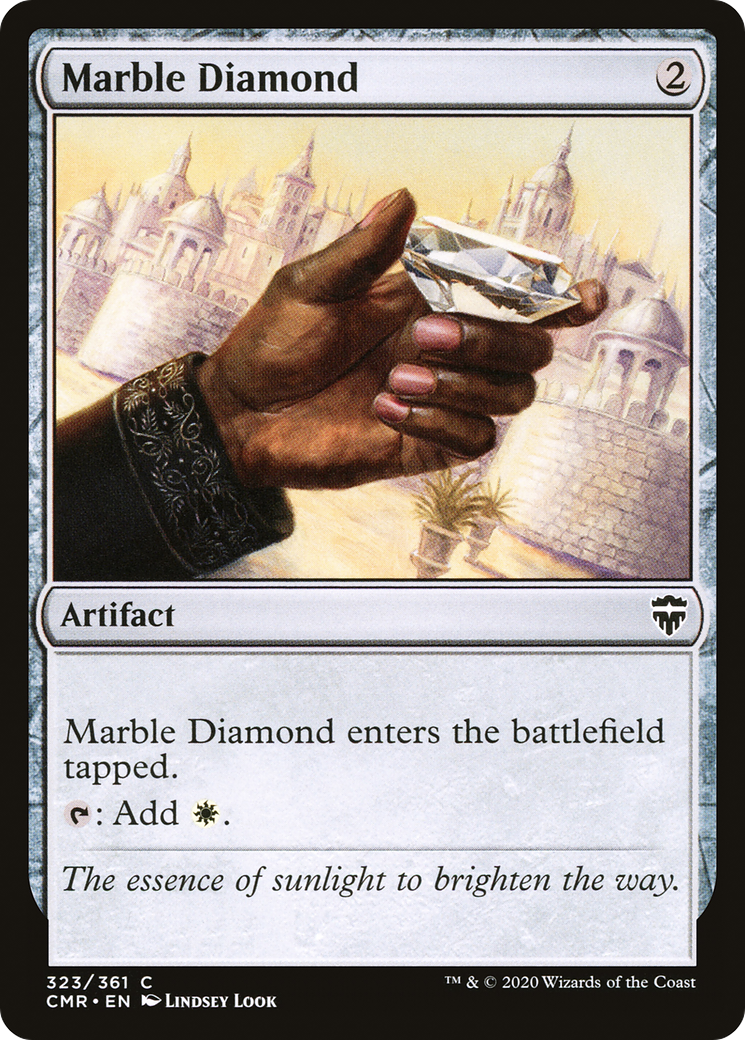 Marble Diamond (CMR-323) [Commander Legends] MTG Single Wizards of the Coast