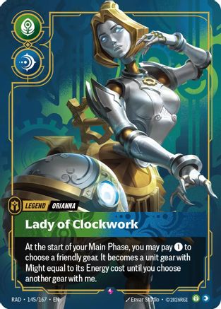 Orianna, Lady of Clockwork (145/167) [Radiance] Foil Riftbound Singles Riot Games