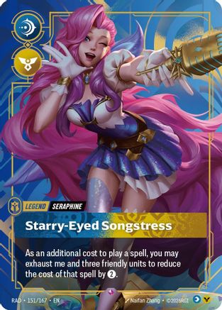 Seraphine, Starry-Eyed Songstress (151/167) [Radiance] Foil Riftbound Singles Riot Games