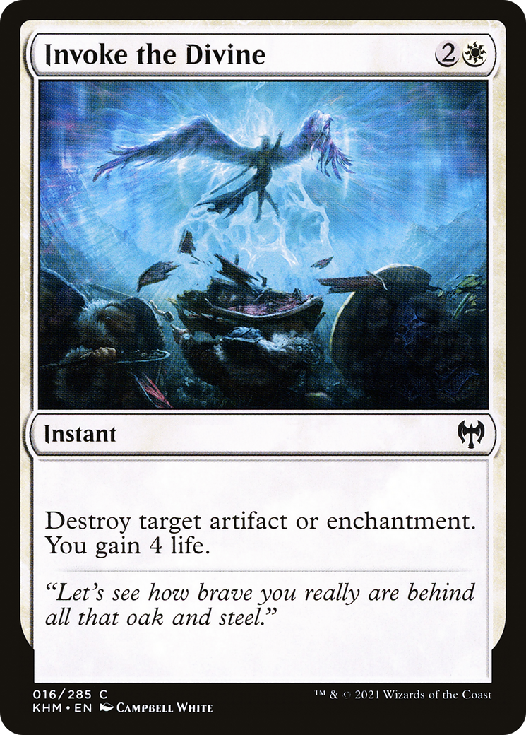 Invoke the Divine (KHM-016) [Kaldheim] MTG Single Wizards of the Coast