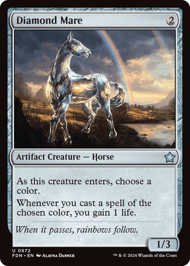 Diamond Mare (FDN-672) [Foundations] MTG Single Wizards of the Coast
