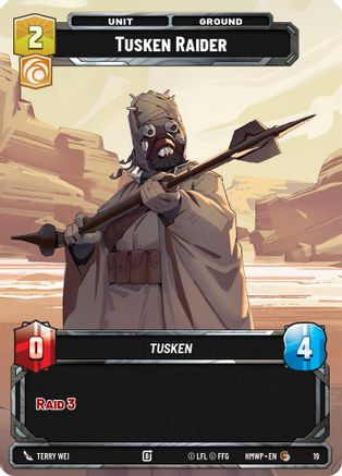 Tusken Raider (19) [Homeworlds Weekly Play Promos] Star Wars: Unlimited Single Disney