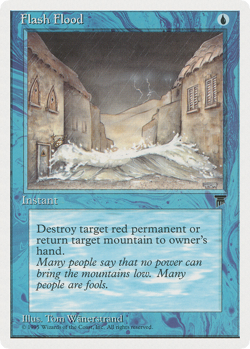 Flash Flood (CHR-021) [Chronicles] MTG Single Wizards of the Coast