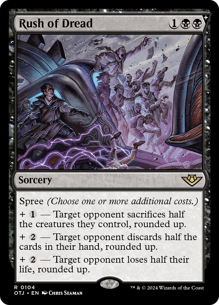 Rush of Dread (OTJ-104) [Outlaws of Thunder Junction] MTG Single Wizards of the Coast