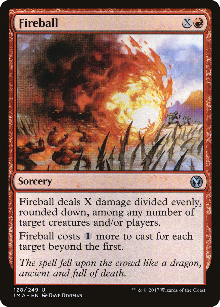 Fireball (IMA-128) [Iconic Masters] MTG Single Wizards of the Coast