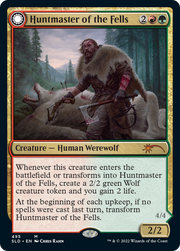 Huntmaster of the Fells (SLD-495) [Secret Lair] Drop Foil MTG Single Wizards of the Coast