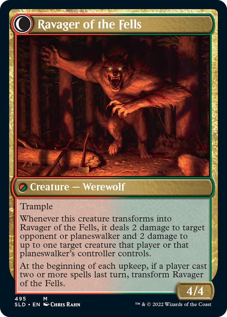 Huntmaster of the Fells (SLD-495) [Secret Lair] Drop Foil MTG Single Wizards of the Coast