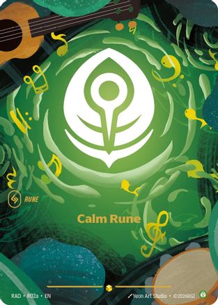 Calm Rune (R02a) (R02a) [Radiance] Foil Riftbound Singles Riot Games