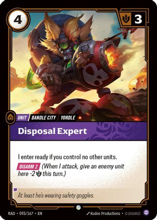 Disposal Expert (093/167) [Radiance] Riftbound Singles Riot Games