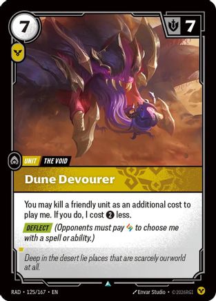 Dune Devourer (125/167) [Radiance] Riftbound Singles Riot Games
