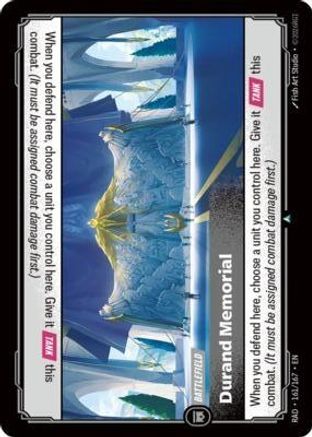 Durand Memorial (161/167) [Radiance] Foil Riftbound Singles Riot Games