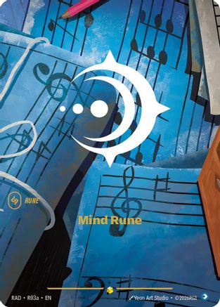 Mind Rune (R03a) (R03a) [Radiance] Foil Riftbound Singles Riot Games