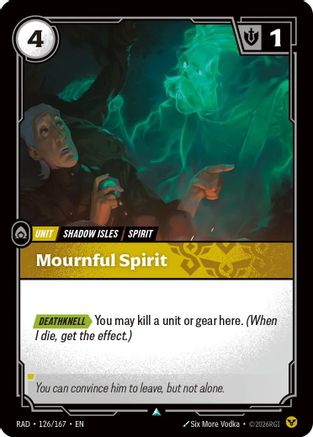 Mournful Spirit (126/167) [Radiance] Foil Riftbound Singles Riot Games