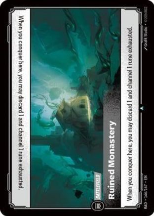 Ruined Monastery (166/167) [Radiance] Foil Riftbound Singles Riot Games