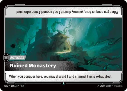Ruined Monastery (166/167) [Radiance] Riftbound Singles Riot Games