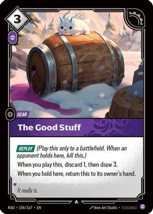 The Good Stuff (106/167) [Radiance] Foil Riftbound Singles Riot Games
