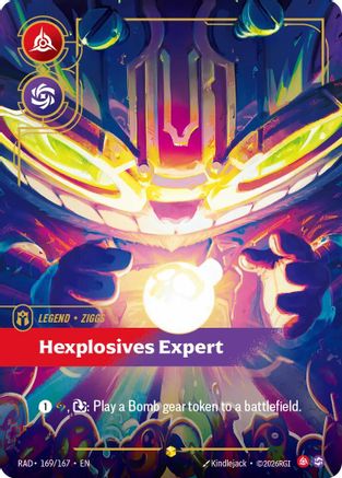 Ziggs, Hexplosives Expert (Overnumbered) (169/167) [Radiance] Foil Riftbound Singles Riot Games