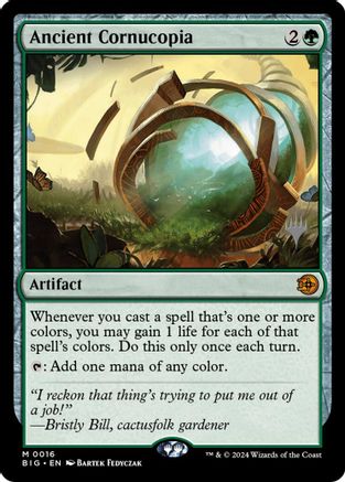 Ancient Cornucopia (PPFRA-016) [Promo Pack: Reality Fracture] Foil
