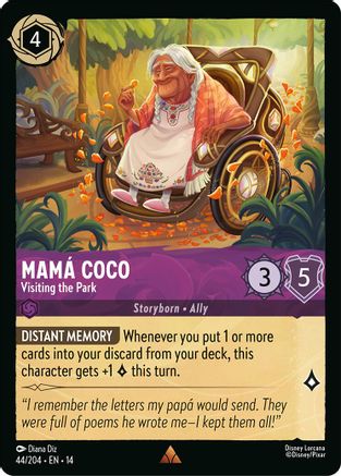 Mama Coco - Visiting the Park (44/204) [Hyperia City] Lorcana Single Disney