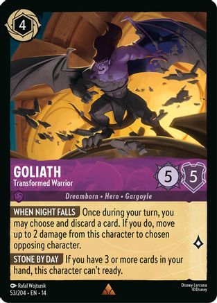 Goliath - Transformed Warrior (53/204) [Hyperia City] Lorcana Single Disney