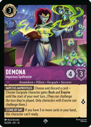 Demona - Imperious Spellcaster (56/204) [Hyperia City] Lorcana Single Disney