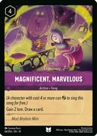 Magnificent, Marvelous (64/204) [Hyperia City] Lorcana Single Disney