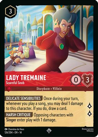 Lady Tremaine - Scornful Snob (126/204) [Hyperia City] Lorcana Single Disney