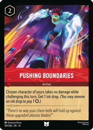 Pushing Boundaries (129/204) [Hyperia City] Lorcana Single Disney