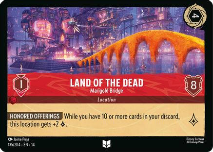Land of the Dead - Marigold Bridge (135/204) [Hyperia City] Lorcana Single Disney