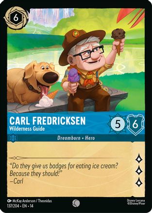 Carl Fredricksen - Wilderness Guide (137/204) [Hyperia City] Lorcana Single Disney