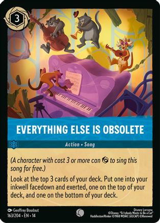 Everything Else Is Obsolete (163/204) [Hyperia City] Lorcana Single Disney