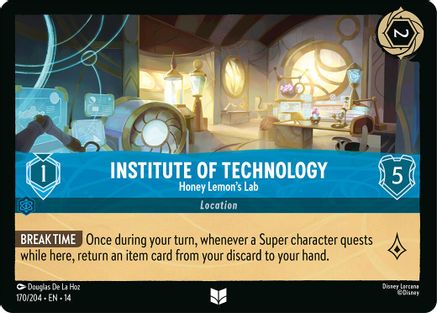 Institute of Technology - Honey Lemon's Lab (170/204) [Hyperia City] Cold Foil Lorcana Single Disney