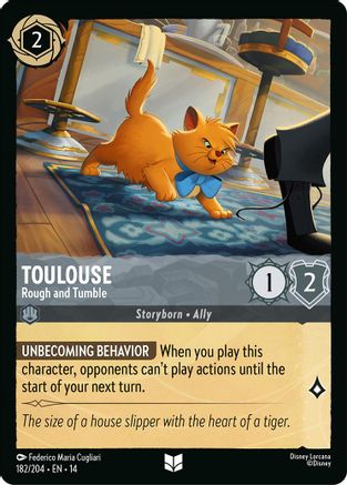Toulouse - Rough and Tumble (182/204) [Hyperia City] Lorcana Single Disney