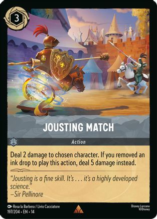 Jousting Match (197/204) [Hyperia City] Lorcana Single Disney