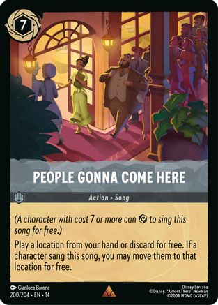 People Gonna Come Here (200/204) [Hyperia City] Lorcana Single Disney