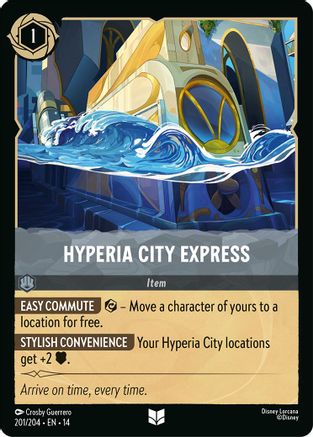 Hyperia City Express (201/204) [Hyperia City] Lorcana Single Disney