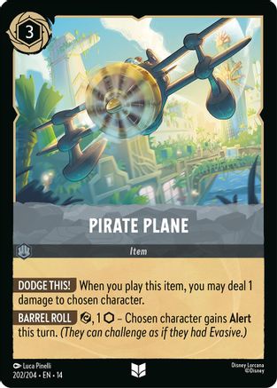 Pirate Plane (202/204) [Hyperia City] Lorcana Single Disney