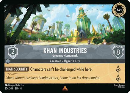 Khan Industries - Greenway Landmark (204/204) [Hyperia City] Lorcana Single Disney