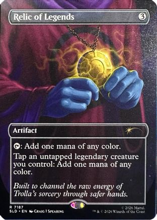Relic of Legends (7187) (SLD-7187) [Secret Lair] Drop Series Foil MTG Single Wizards of the Coast