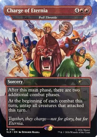 Charge of Eternia - Full Throttle (SLD-7181) [Secret Lair] Drop Series Foil MTG Single Wizards of the Coast