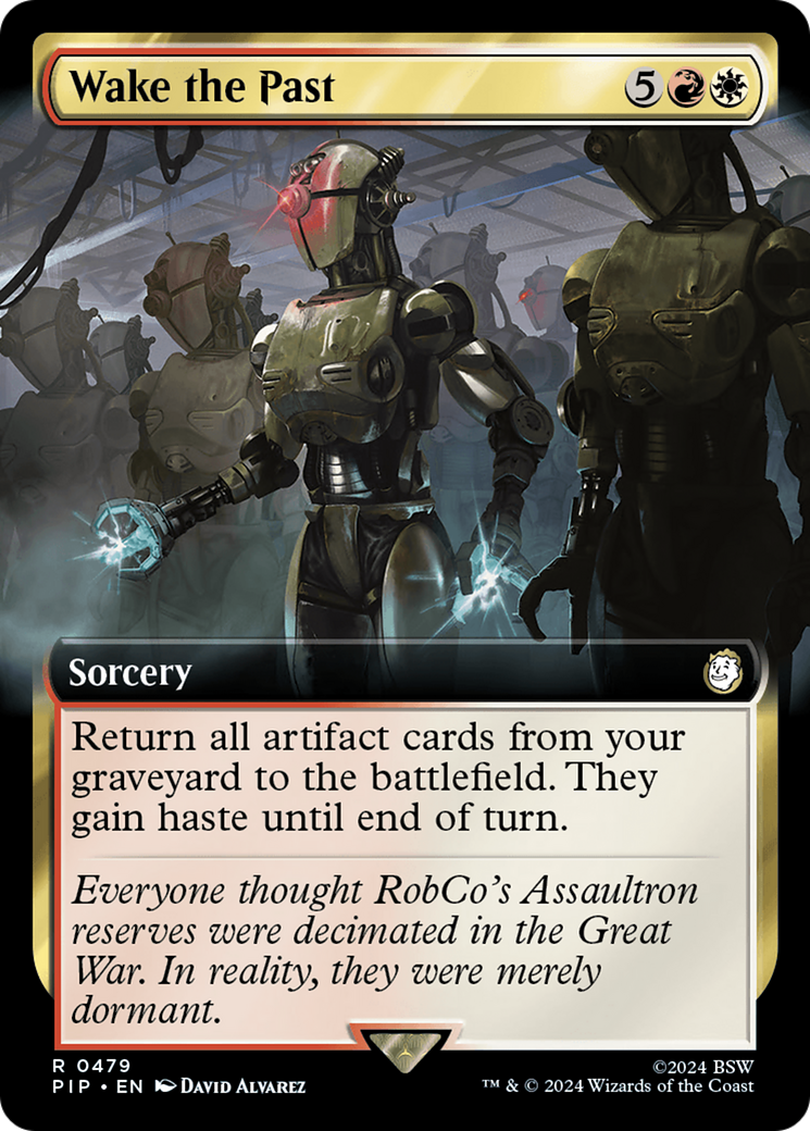 Wake the Past (PIP-479) [Fallout] (Extended Art) MTG Single Wizards of the Coast