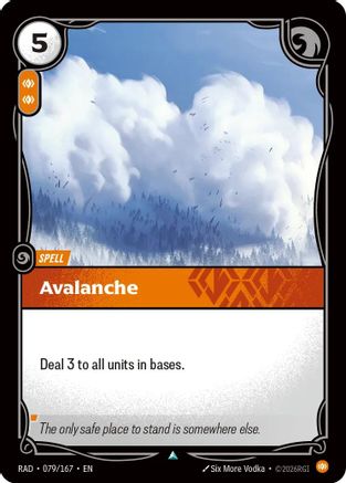 Avalanche (079/167) [Radiance] Riftbound Singles Riot Games