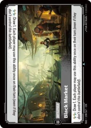 Black Market (158/167) [Radiance] Foil Riftbound Singles Riot Games